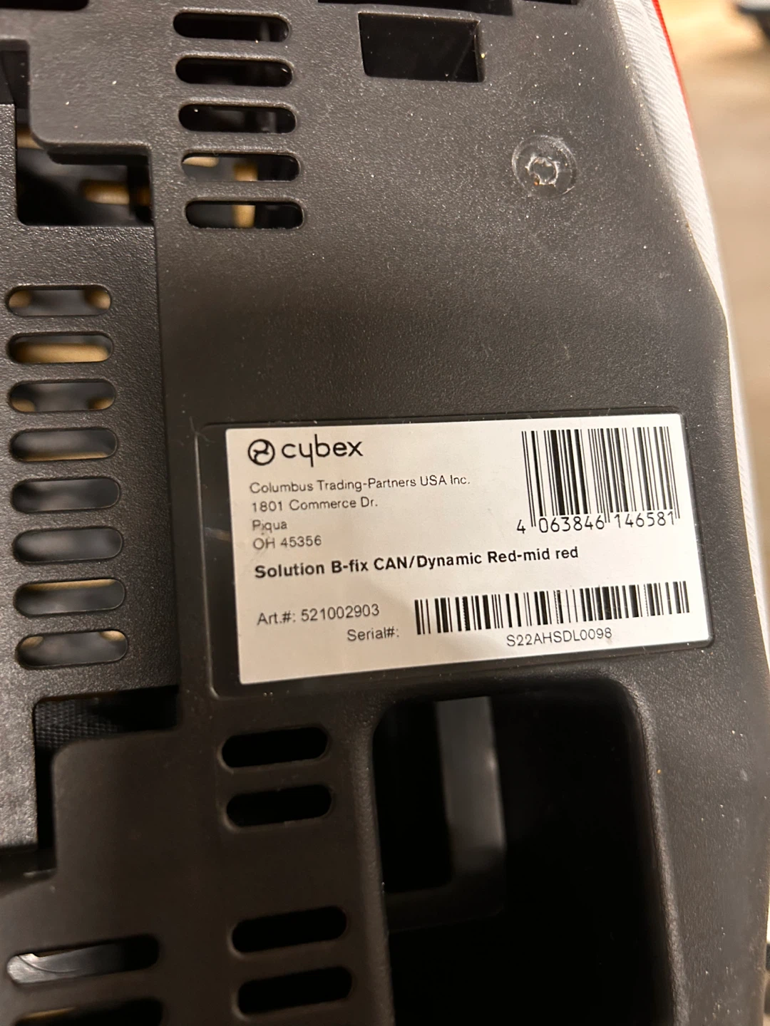 Cybex solution b-fix booster seat. - photo 2