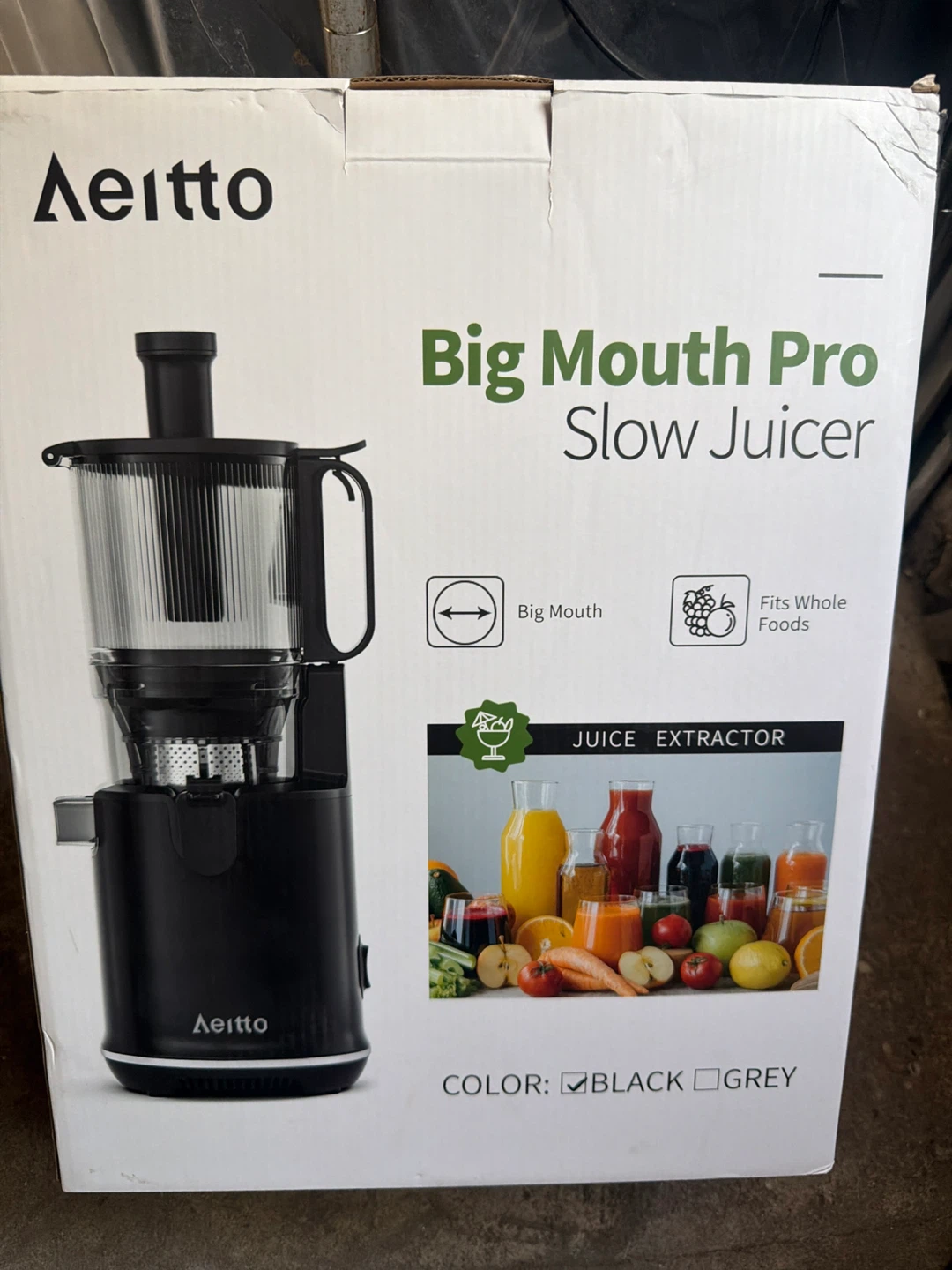 AEITTO Big Mouth Pro Slow Juicer
