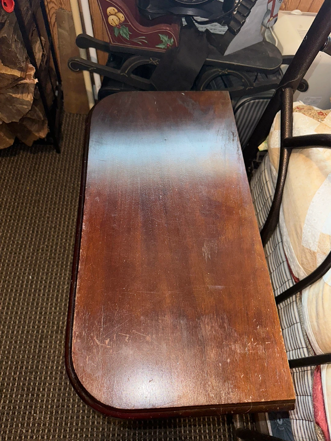 Vintage Wooden Side Table - photo 3