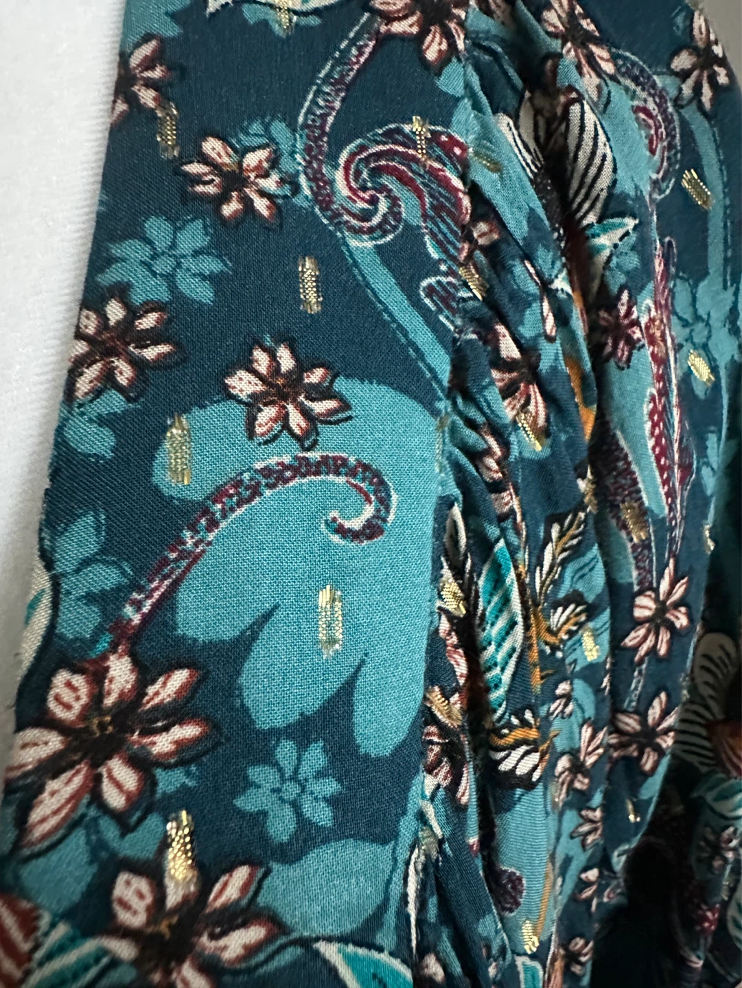 B.o.G Collective Teal Floral Mini Dress - Size M - photo 4