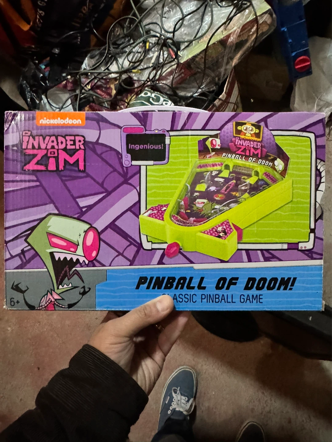 Nickelodeon Invader Zim Pinball of Doom Classic Pinball Game