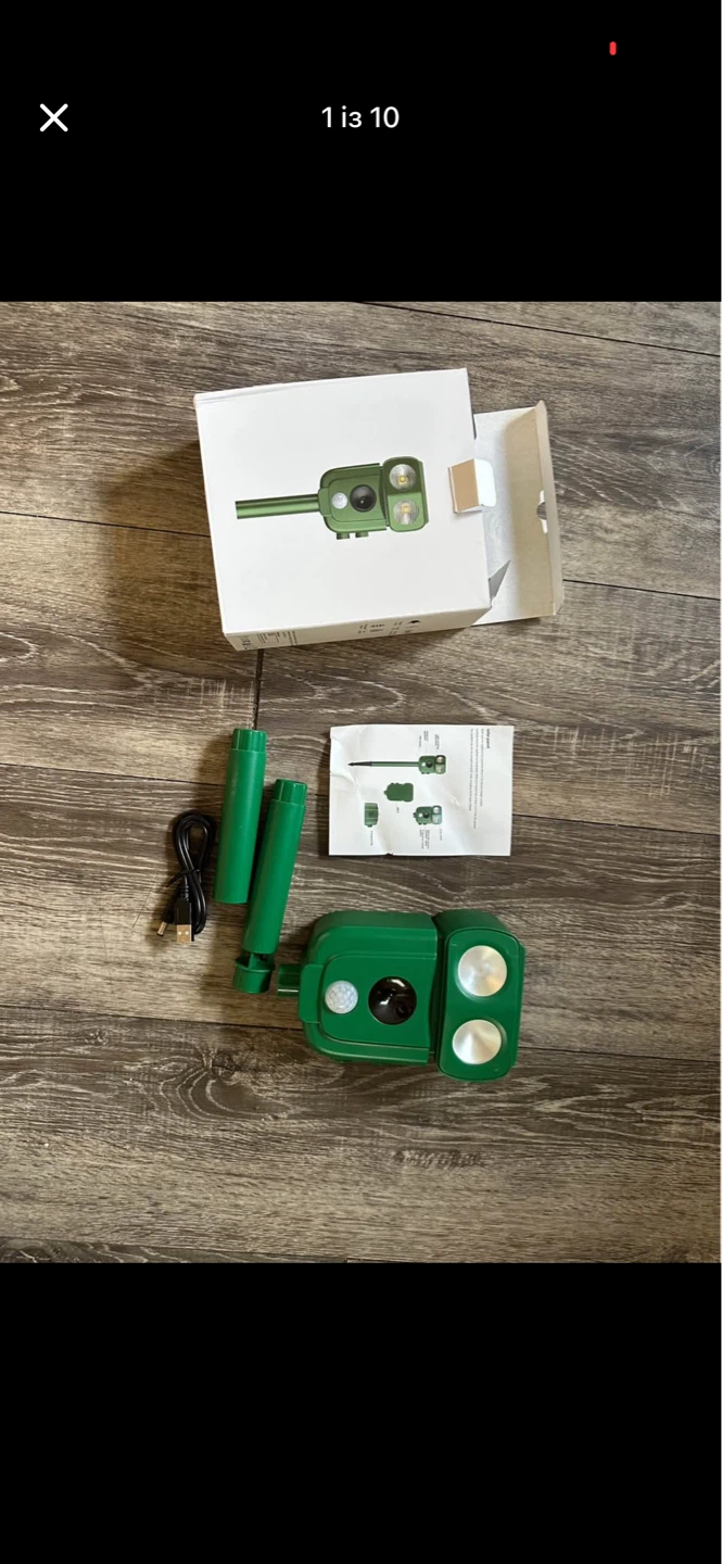 Outdoor Solar Ultrasonic Animal Repeller