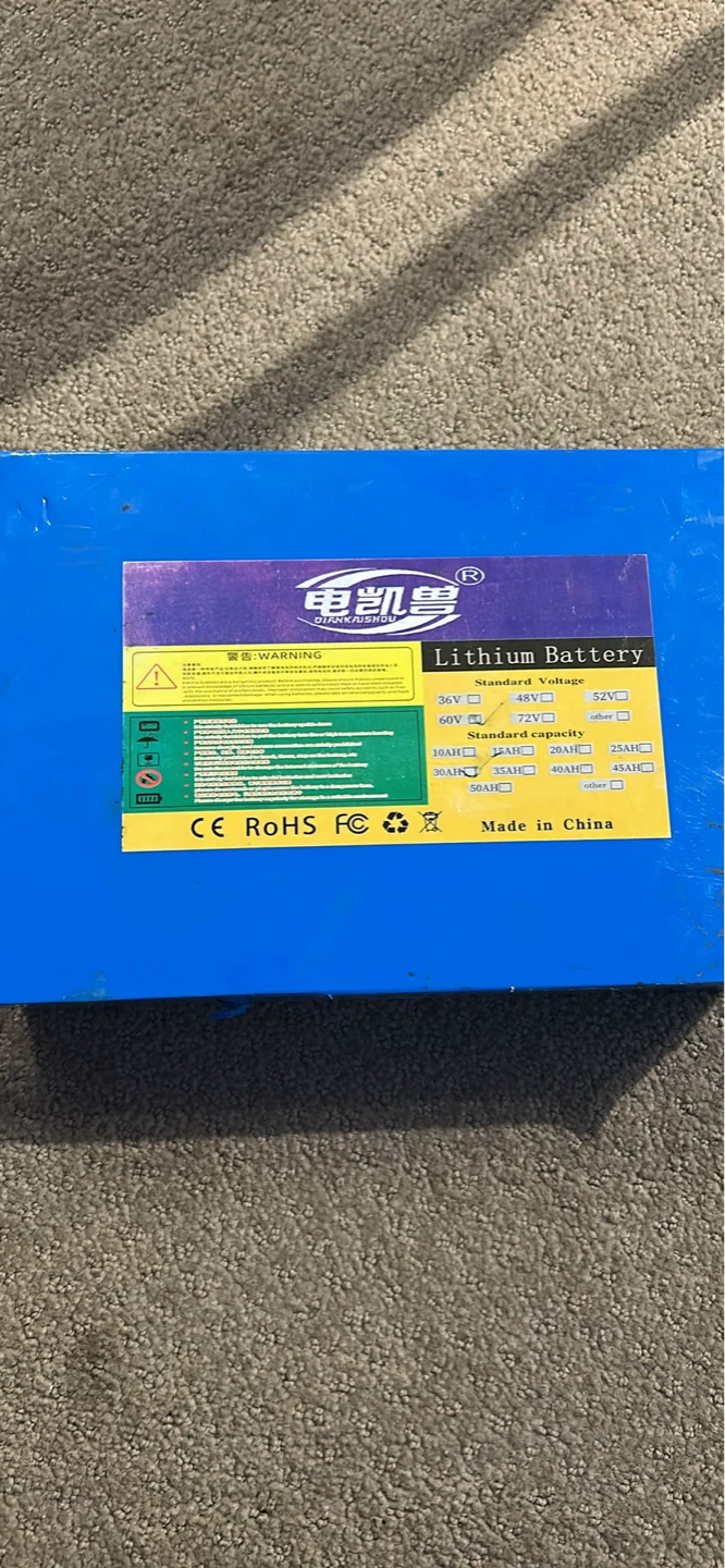 Lithium Battery Pack 60V 30AH - photo 5
