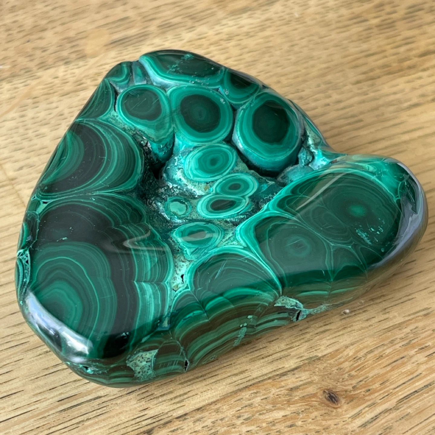 Natural Malachite specimen - Transformation & Connection