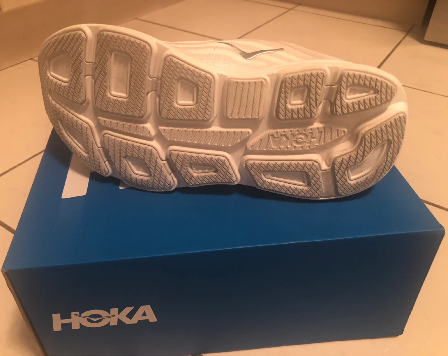 Hoka W Bondi 9 Women's Running Shoes - White/Silver - Size 7B - photo 4