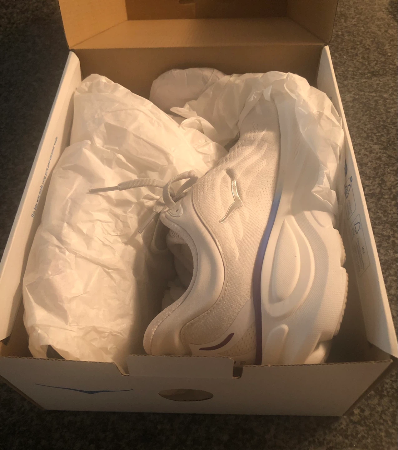 Hoka W Bondi 9 Women's Running Shoes - White/Silver - Size 7B - photo 3