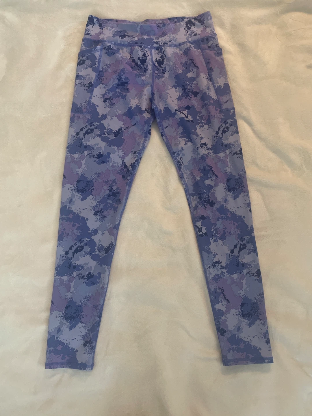Purple Camo Athletic Leggings