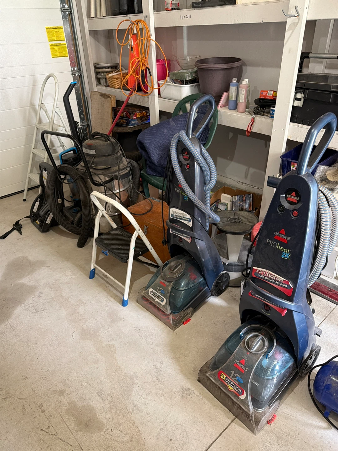 2 Bissell ProHeat Carpet Cleaners and more