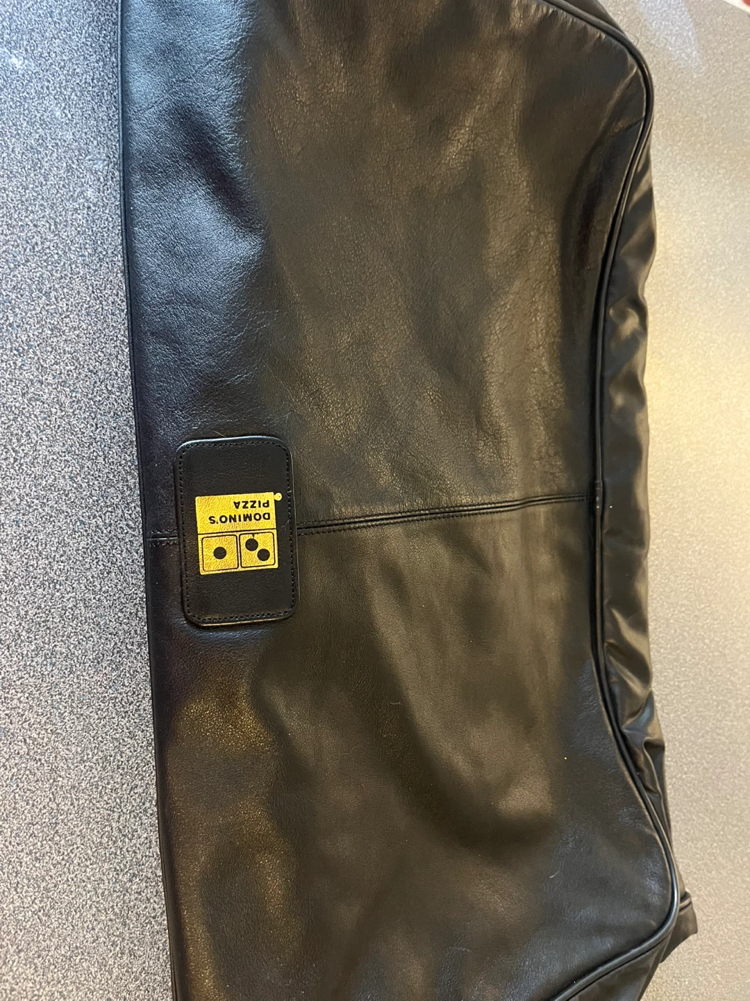 Branded Leather Garment Bag - photo 3