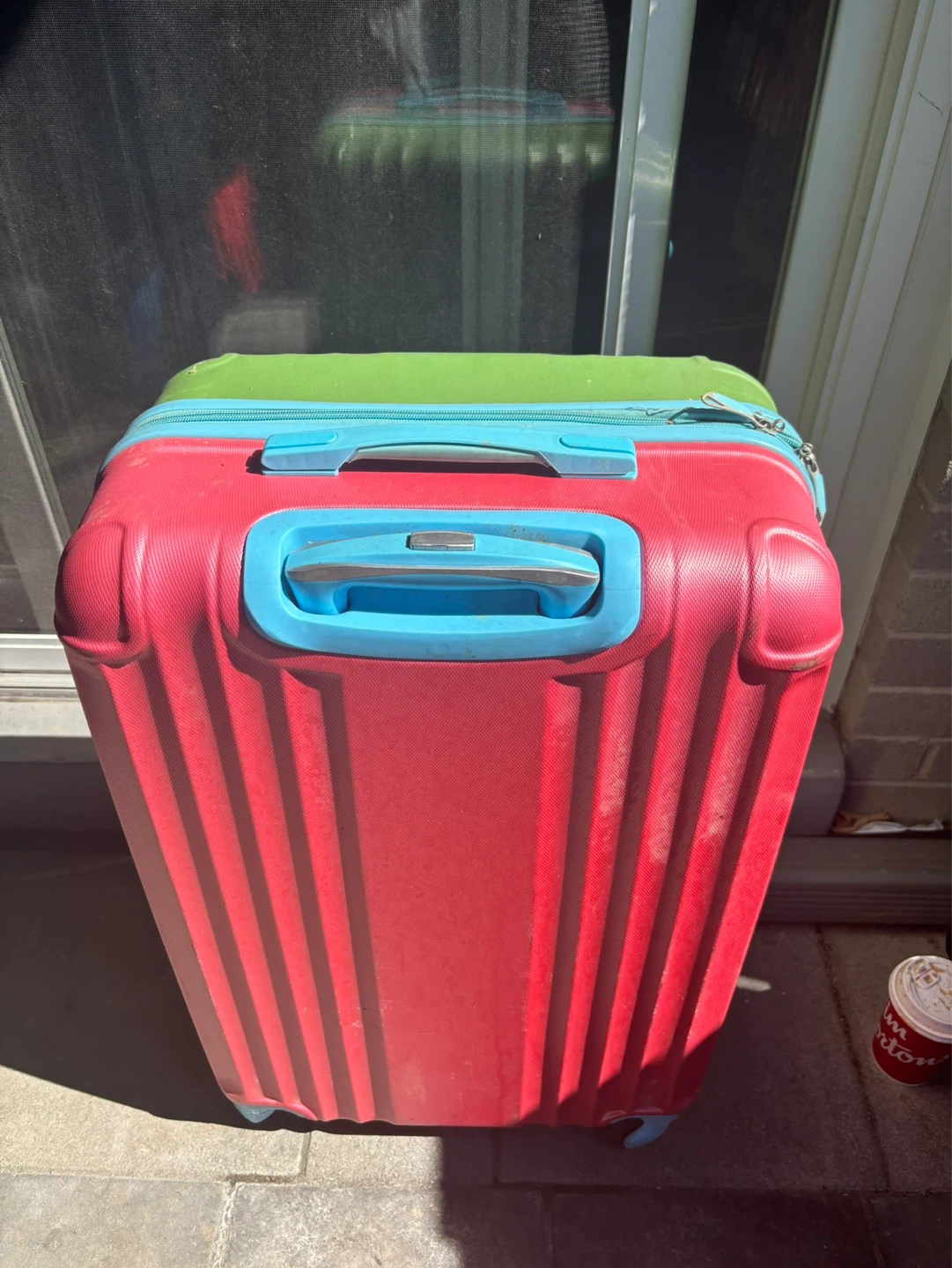 Colourful Hardshell Spinner Luggage - Red, Blue, Green