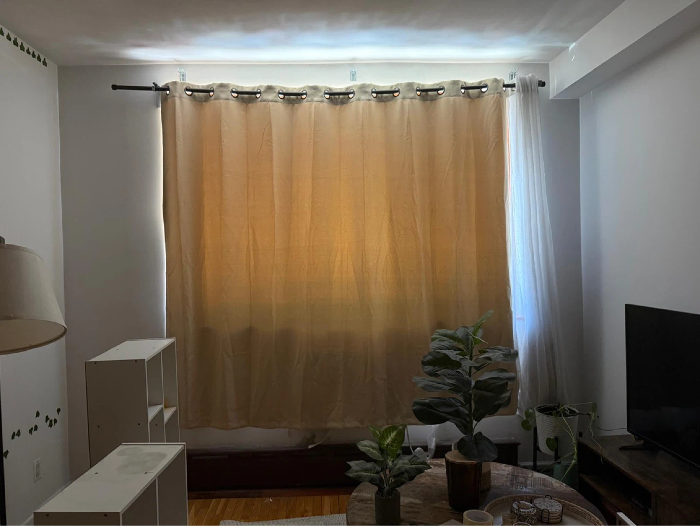Blackout + Sheer Curtain Combo + Rod & Tieback Included! - photo 2