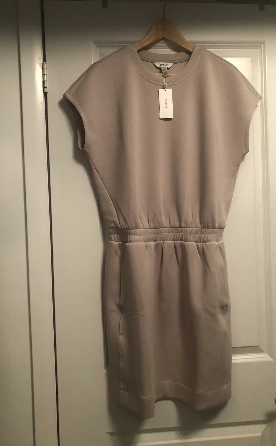 SPANX Taupe Sweatshirt Dress Size P