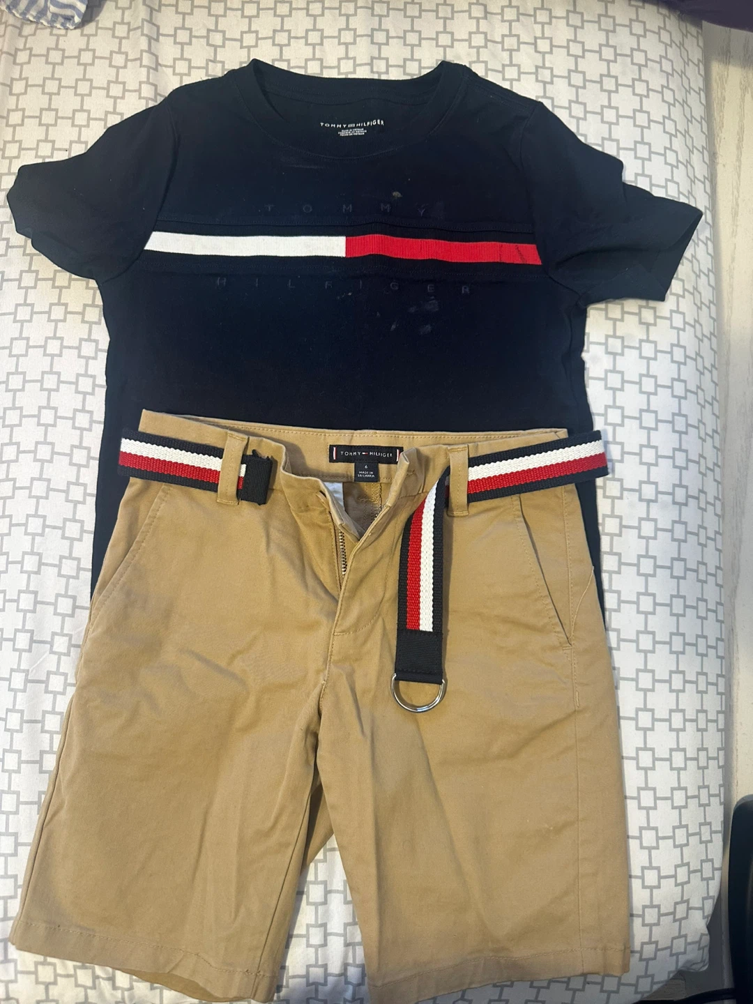 Tommy Hilfiger Shorts & T-Shirt Set size 6-7