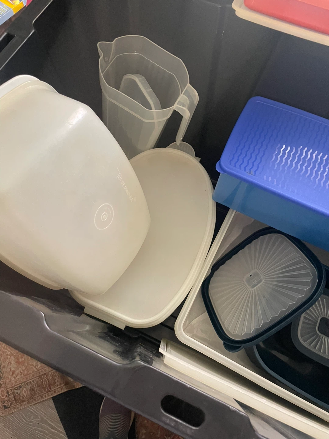 Tupperware Food Storage Containers and Pitchers