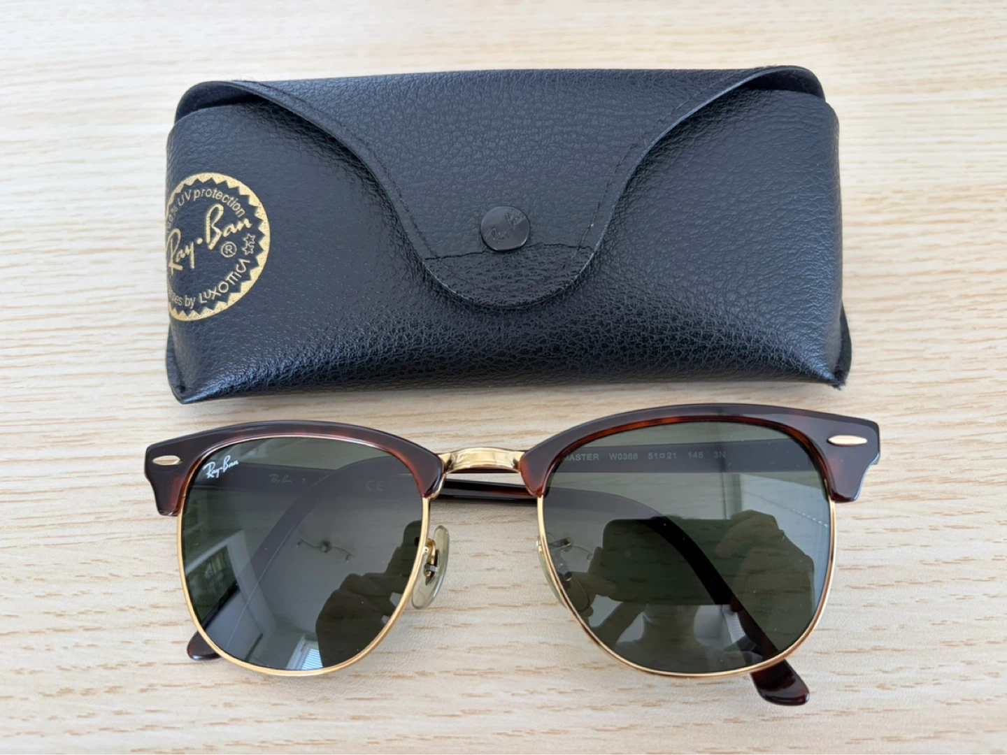 Ray Ban Clubmaster Sunglasses Tortoise Brown