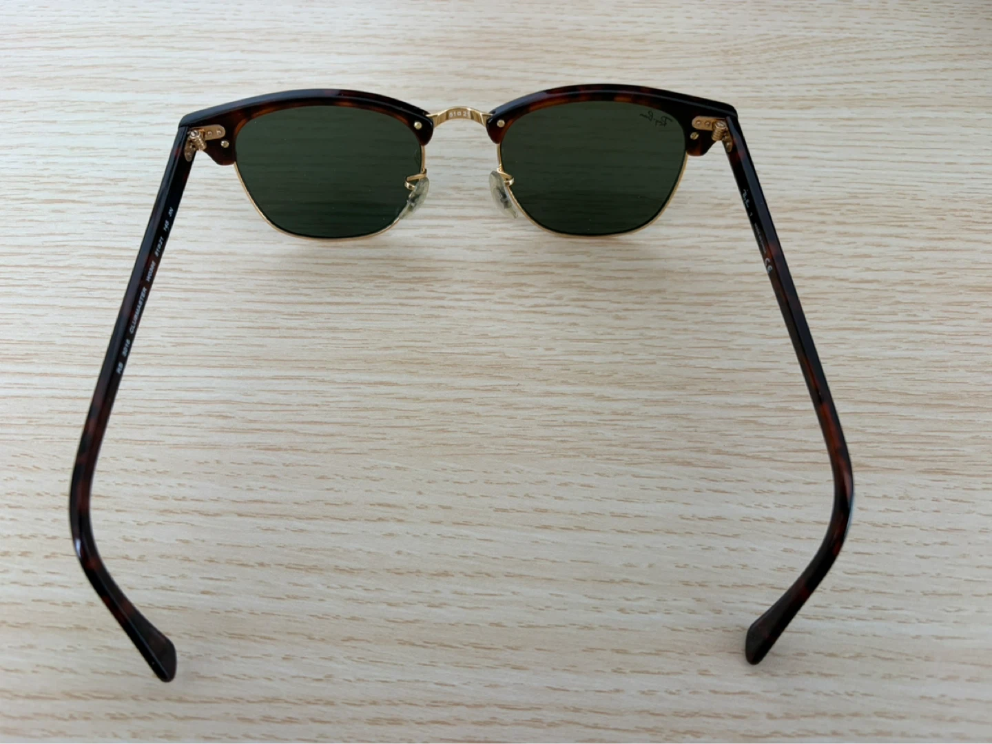 Ray Ban Clubmaster Sunglasses Tortoise Brown - photo 3
