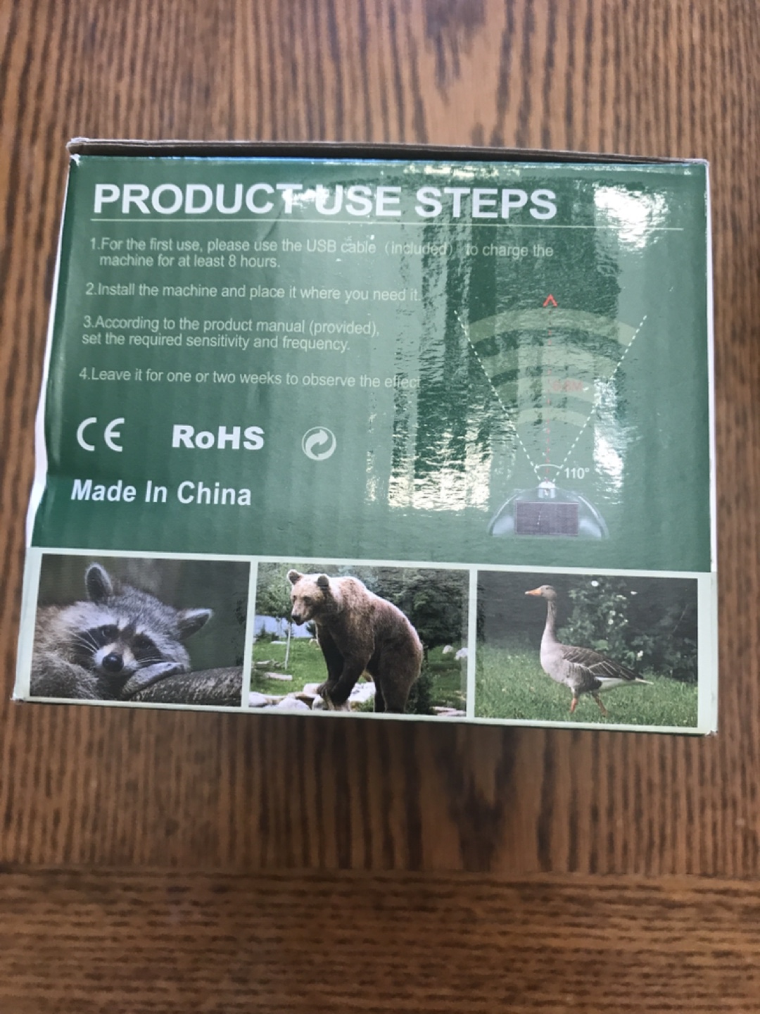 Animal Away Ultrasonic Solar Animal Repeller - photo 2