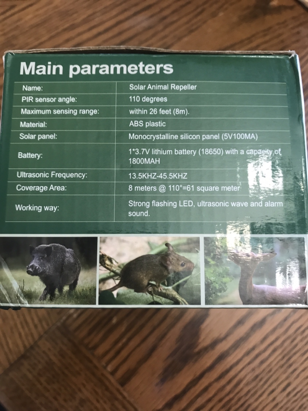 Animal Away Ultrasonic Solar Animal Repeller - photo 3