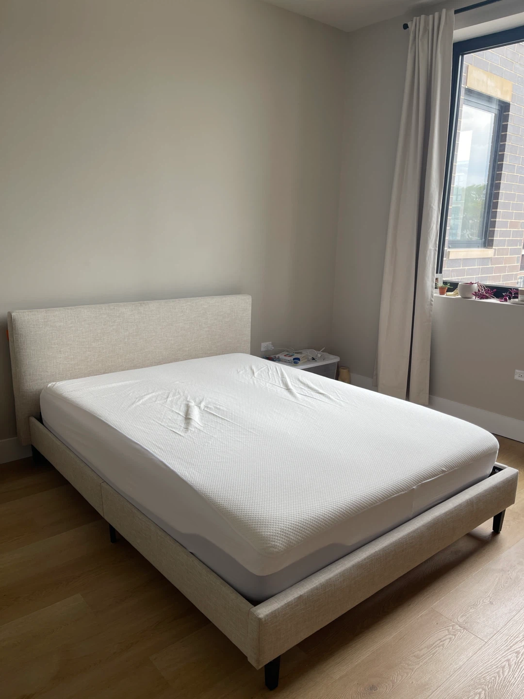 Queen Bed Frame with Headboard