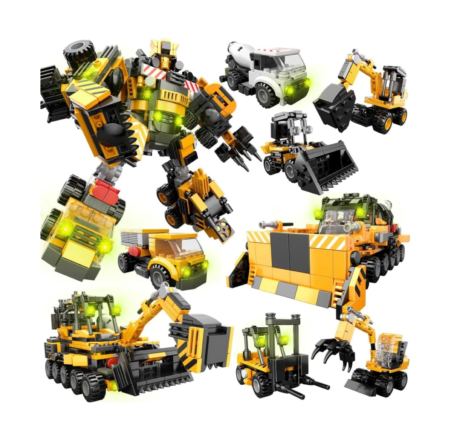 New* 9-in-1 Deformation Robot Military Truck Building Toy - photo 2