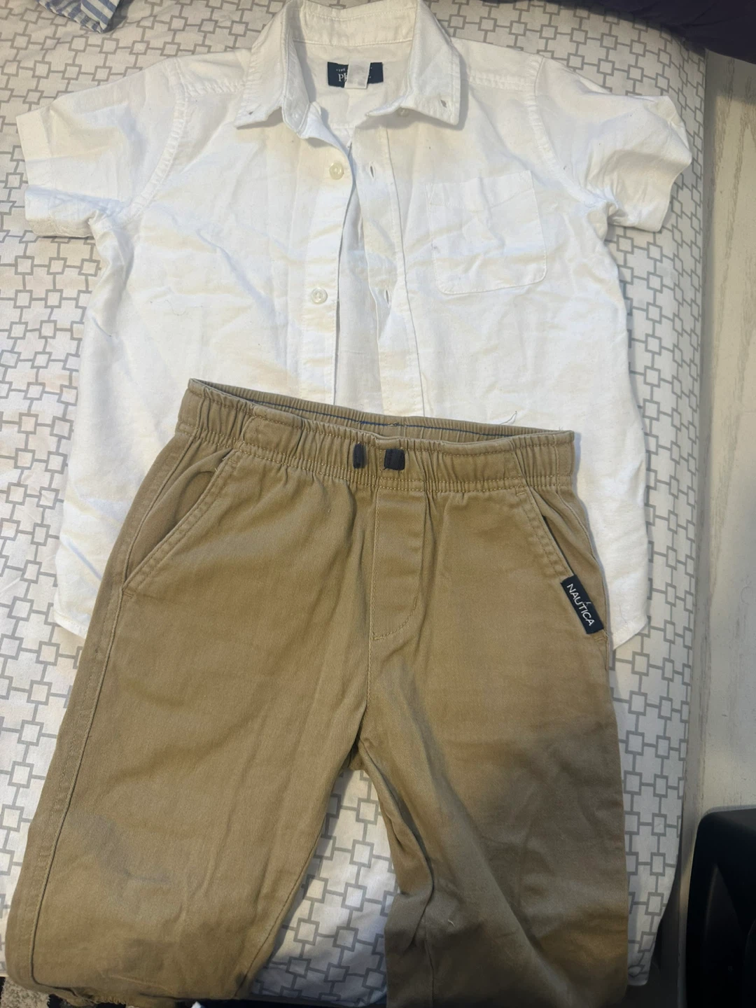 Nautica & The Children's Place Boys 5T Shirt and Pants Set