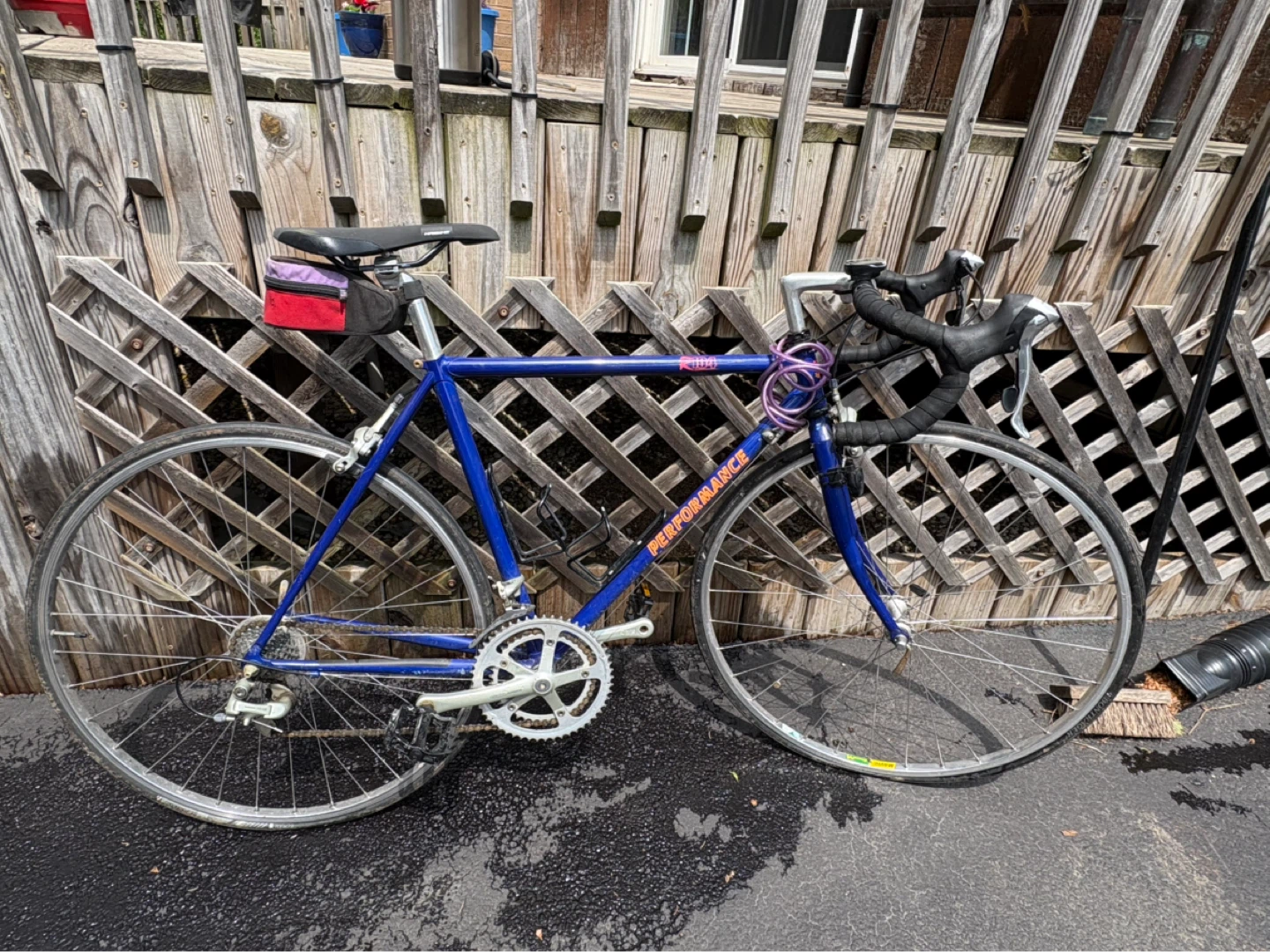 Blue Performance Road Bike Vintage 1994