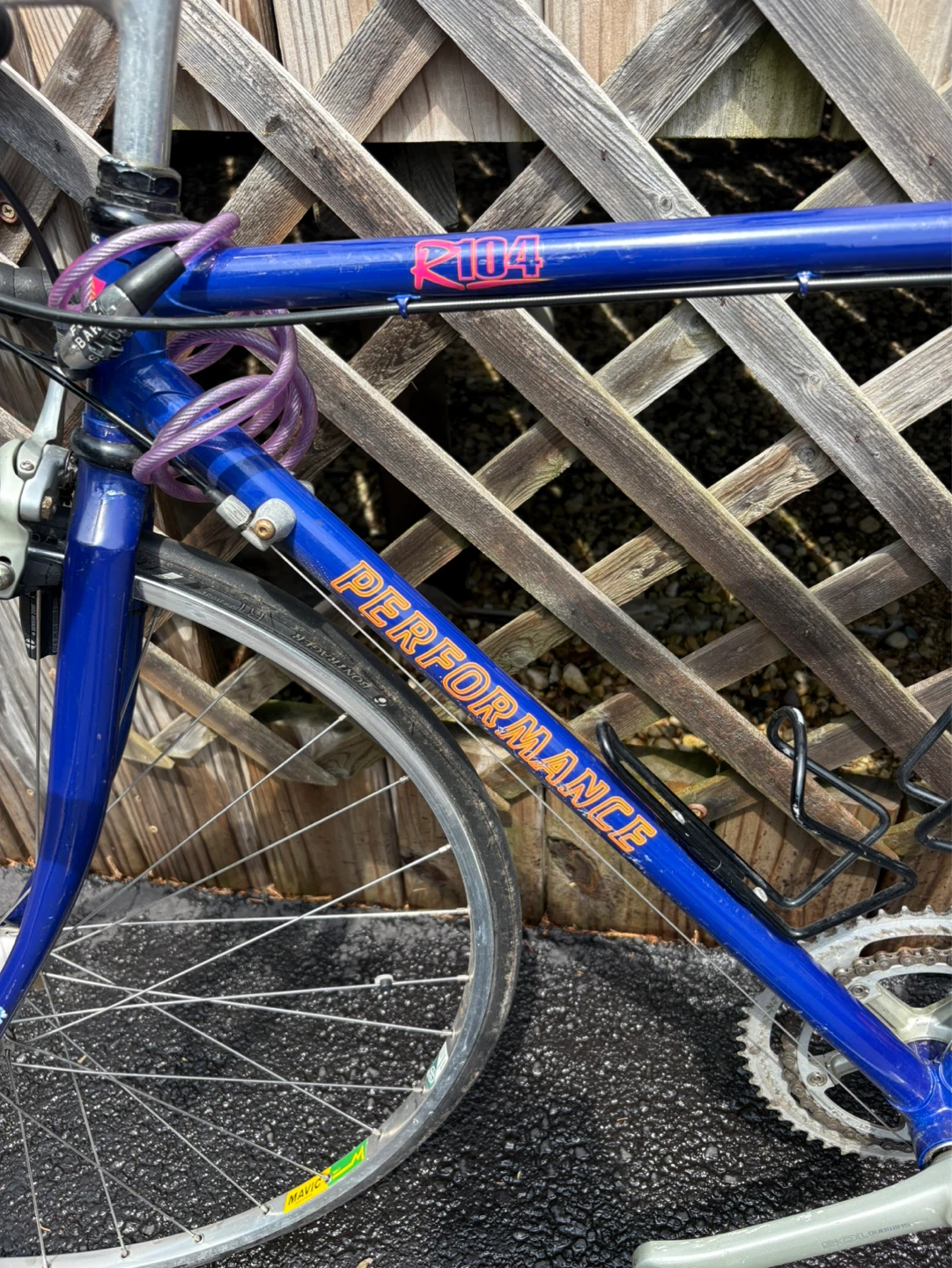 Blue Performance Road Bike Vintage 1994 - photo 4