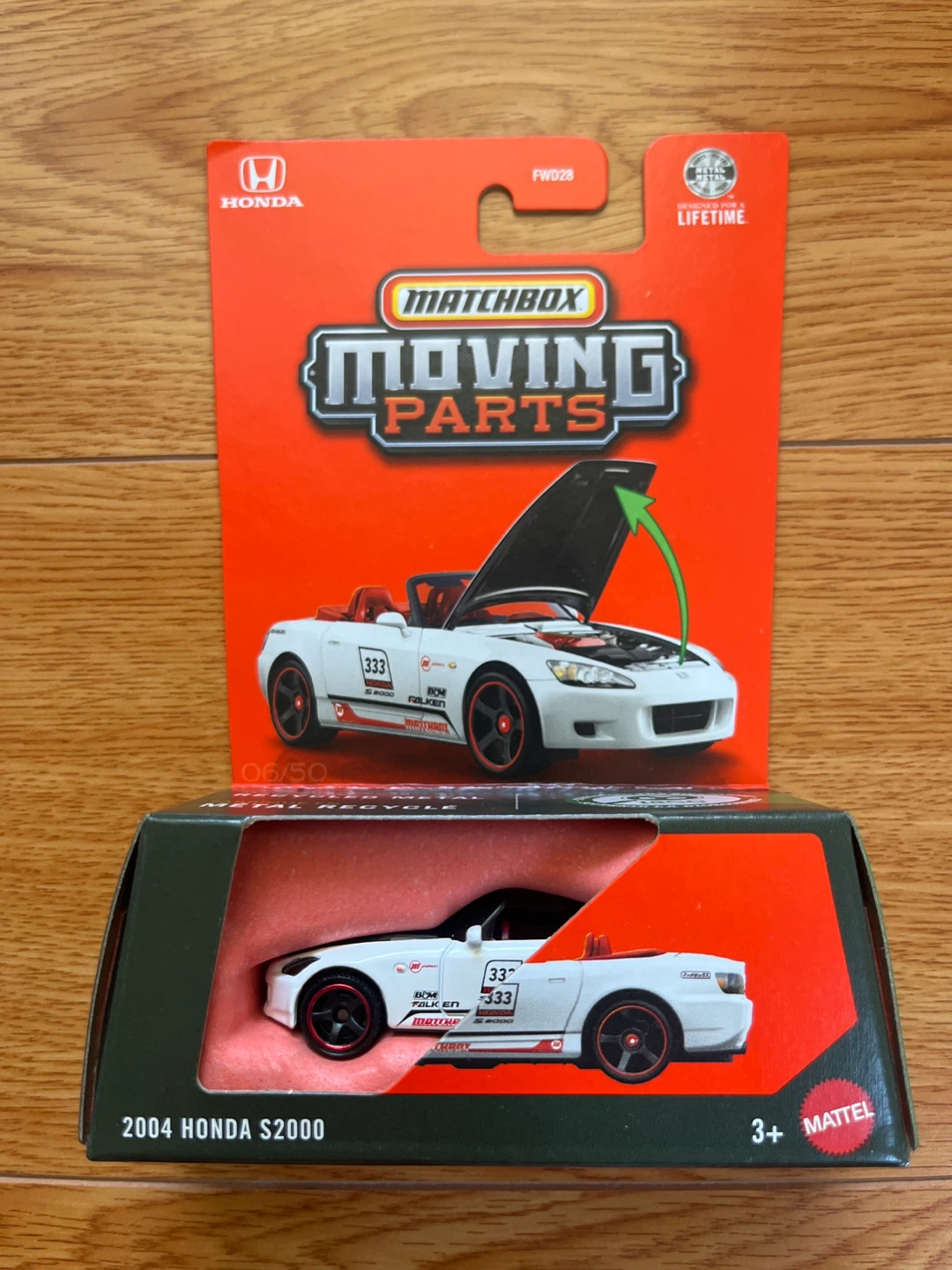 Matchbox Moving Parts 2004 Honda S2000 Die-Cast Car