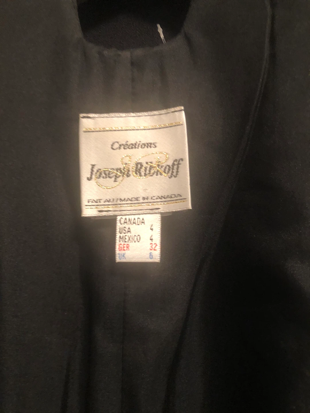 Joseph Ribkoff Black Maxi Dress Size 4 - photo 4