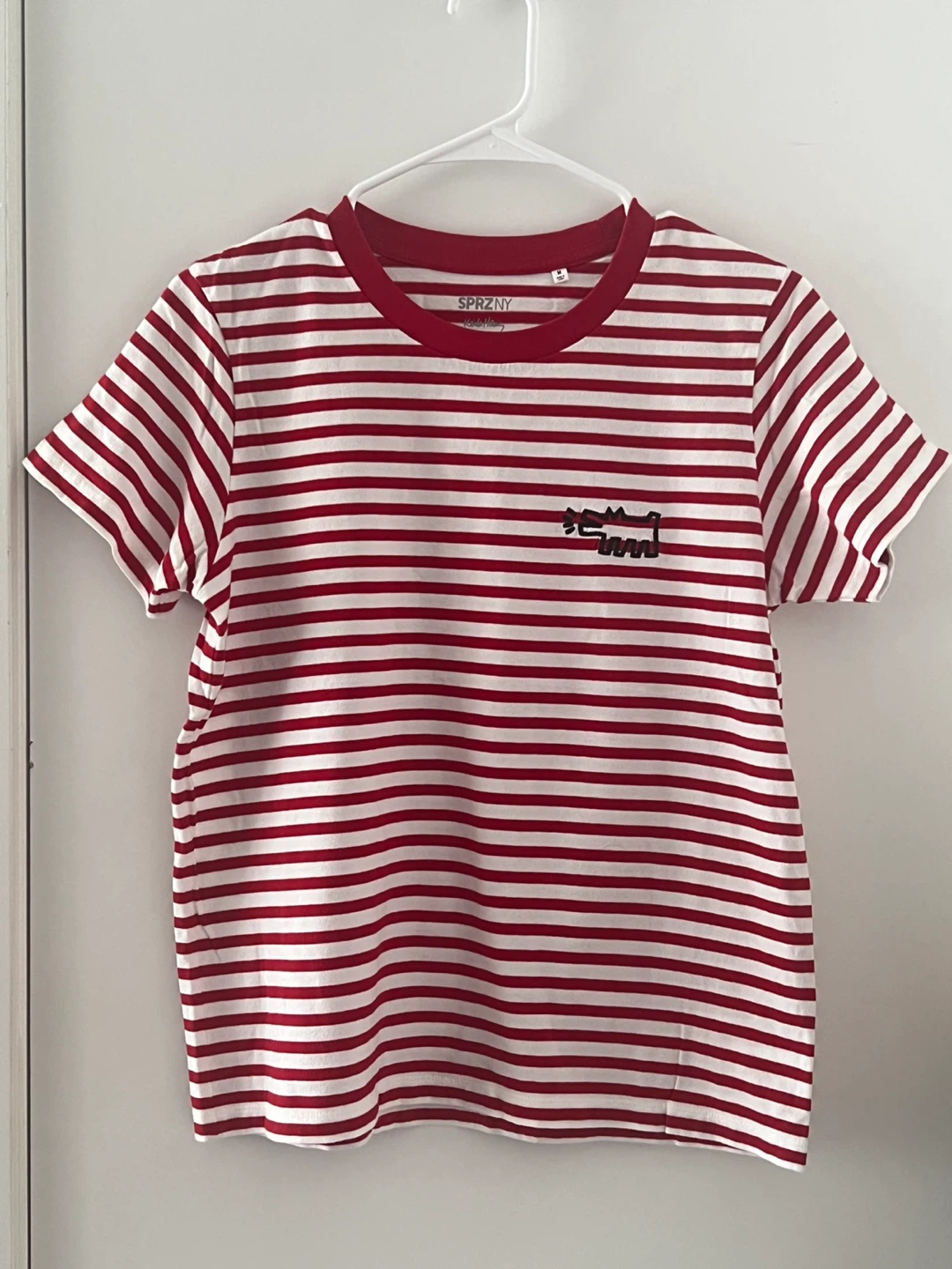 Uniqlo X Keith Haring striped t-shirt size M
