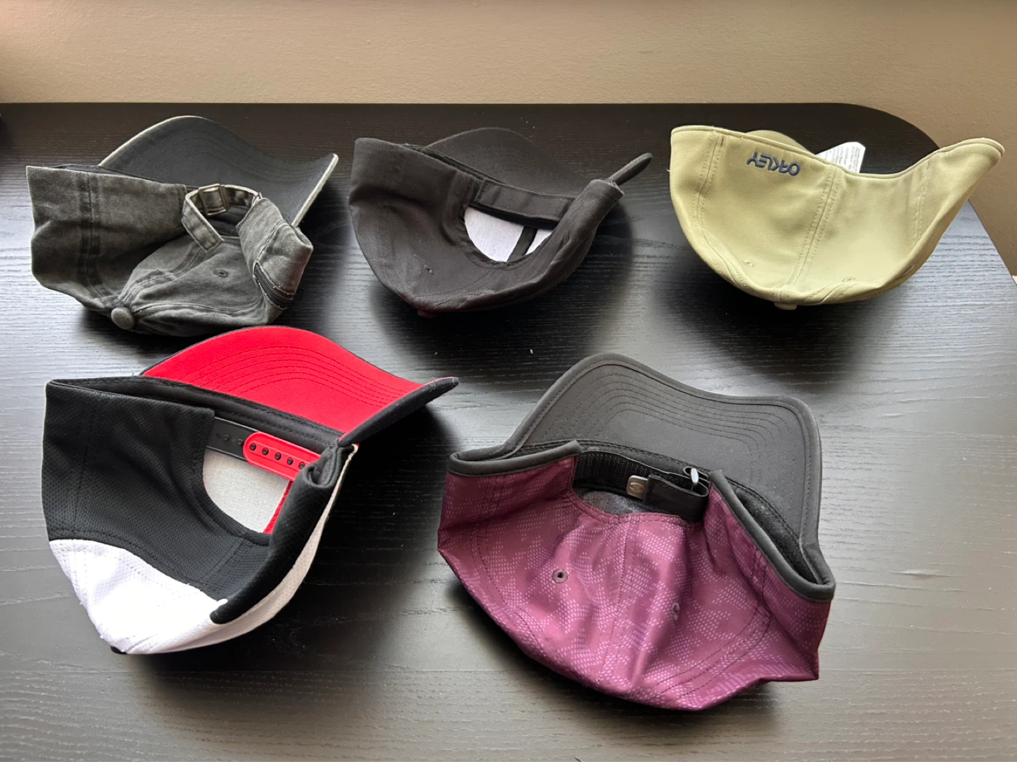 Collection of 5 Baseball Caps - Oakley, Champion, & More - photo 2