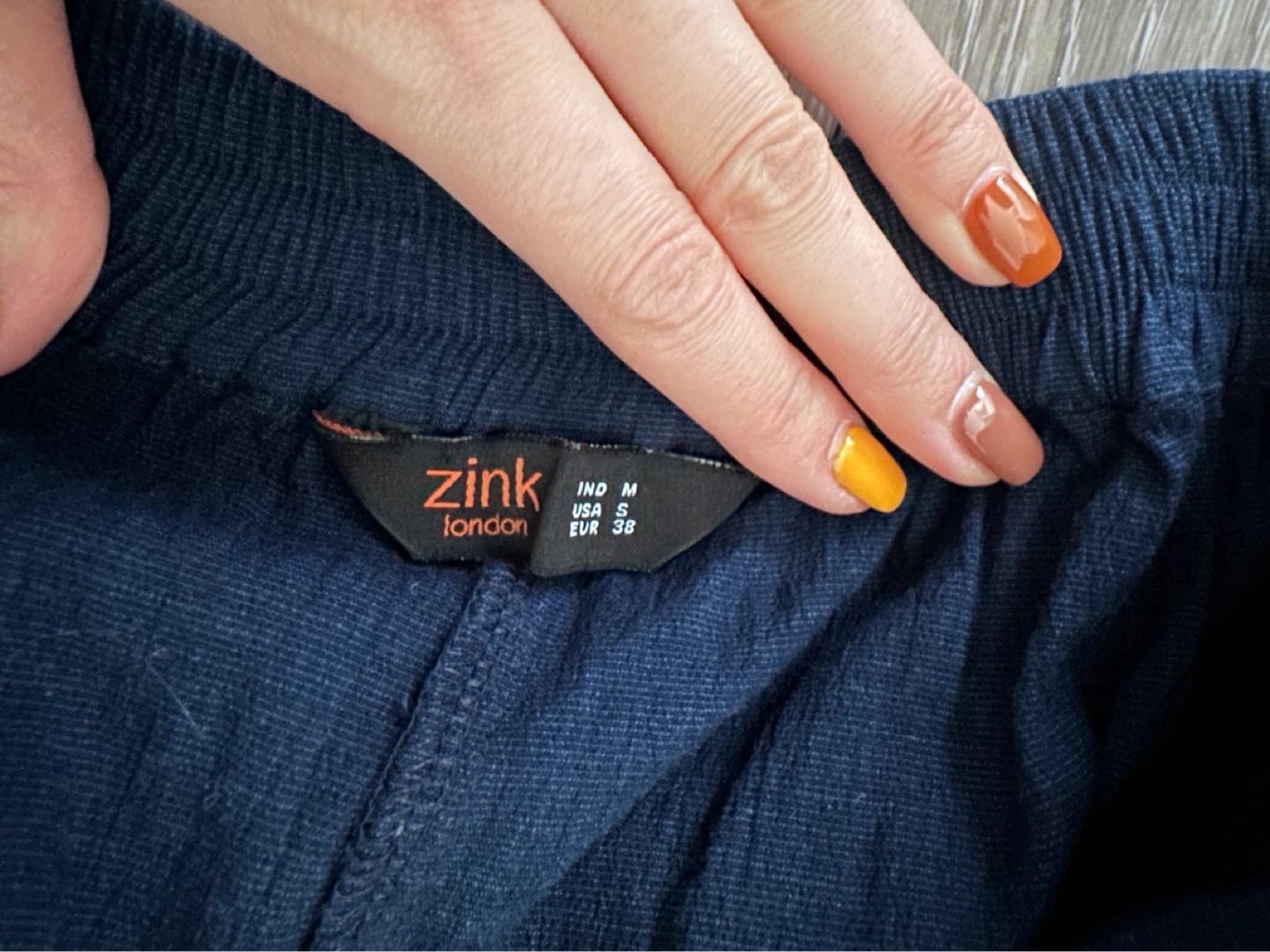 Zink London Navy Pants Size S - photo 5