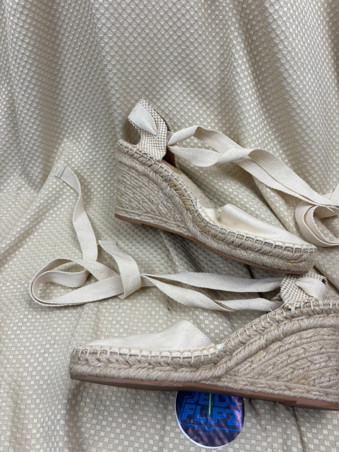 H&M’s Women's Espadrille Wedge Sandals size 7 us 38 eu