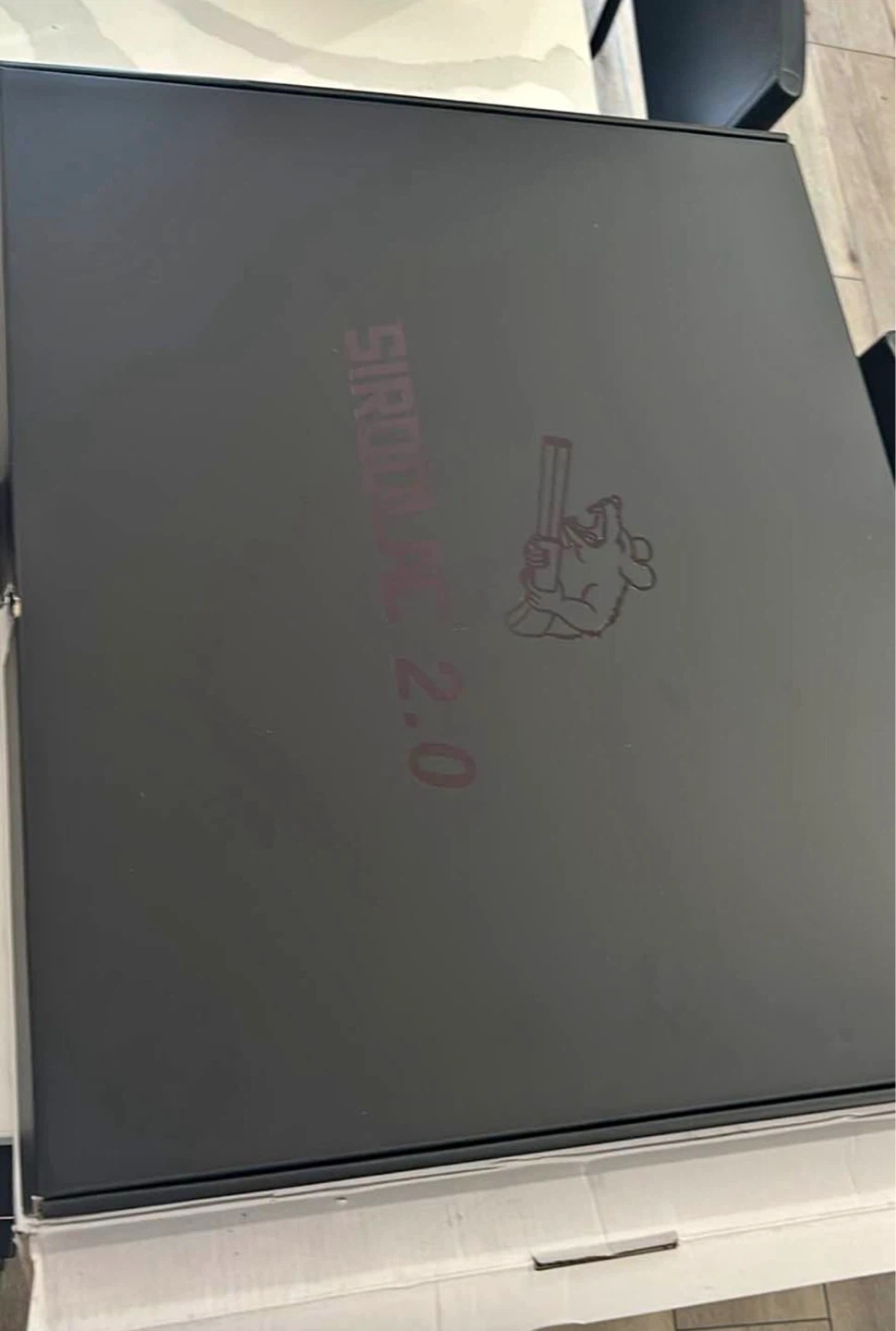 Siroolac 2.0 Glass Mousepad in White