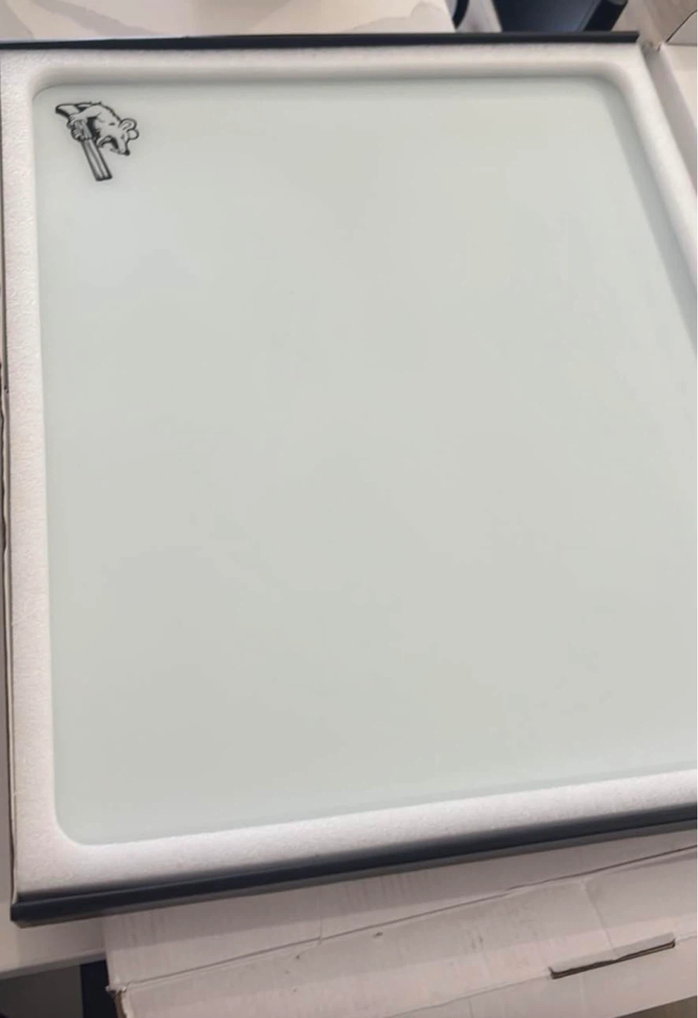 Siroolac 2.0 Glass Mousepad in White - photo 3