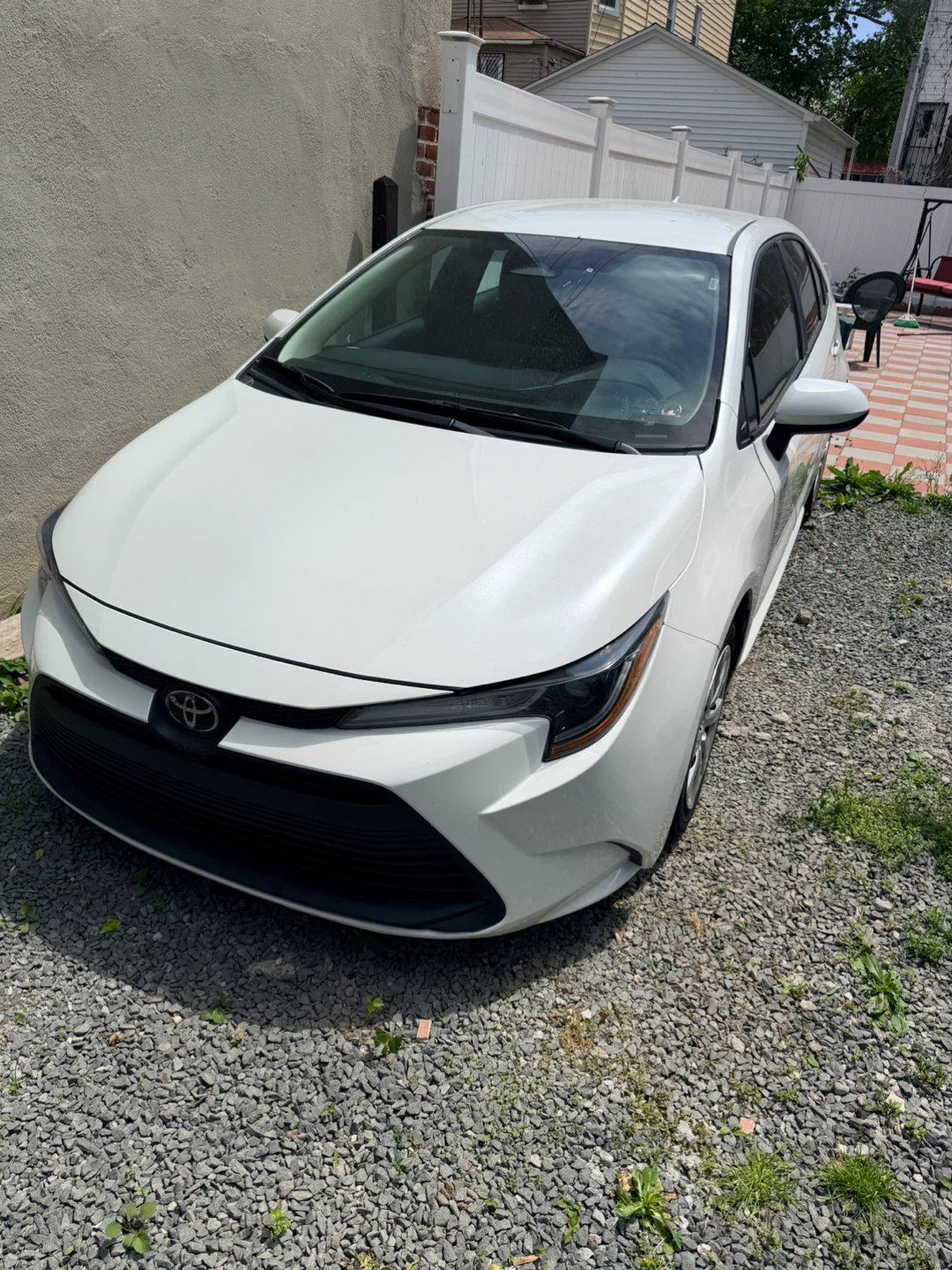 2024White Toyota Corolla LE Sedan clean title