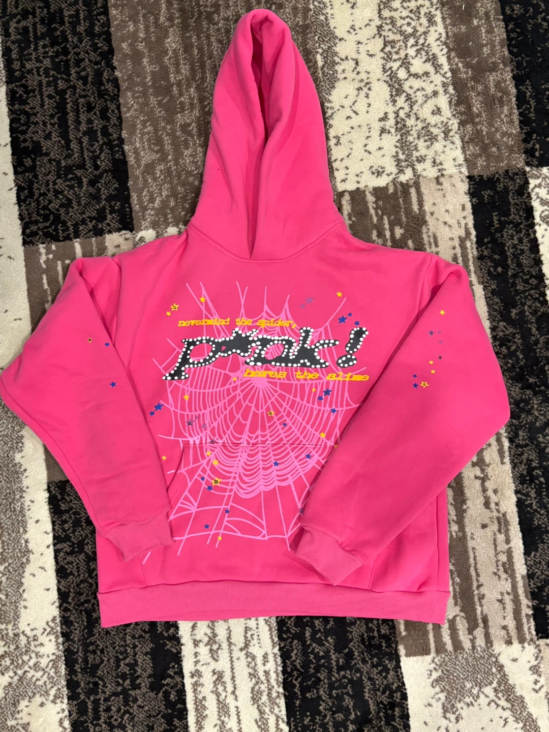 Pink Spider Hoodie