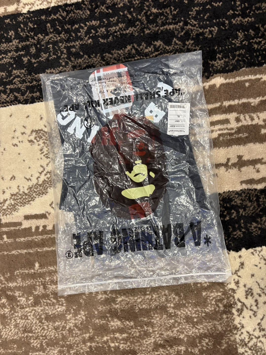 A Bathing Ape (BAPE) T-Shirt M Grey