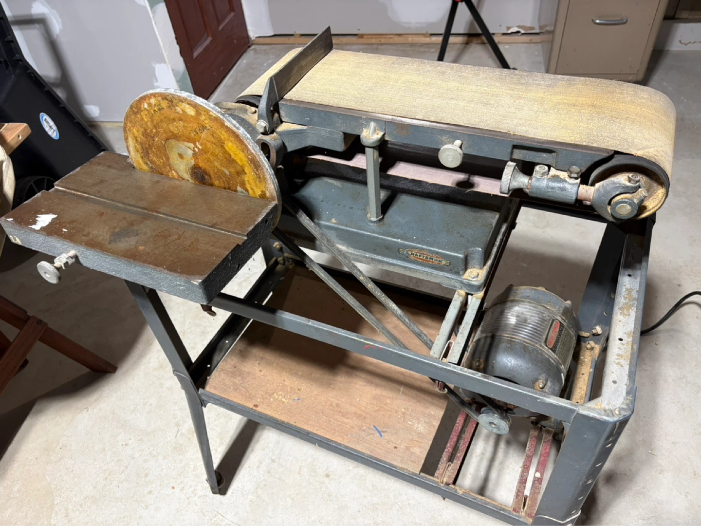 Craftsman Belt Disc Sander with 1/3 HP Motor - photo 3