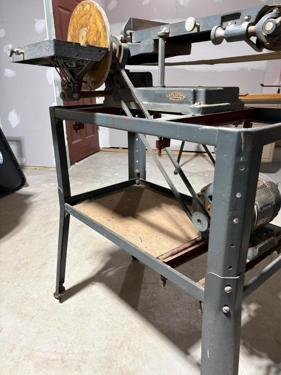 Craftsman Belt Disc Sander with 1/3 HP Motor