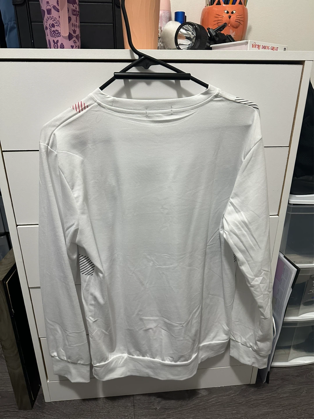 Burberry London White Long Sleeve Shirt with Plaid Detail - photo 3