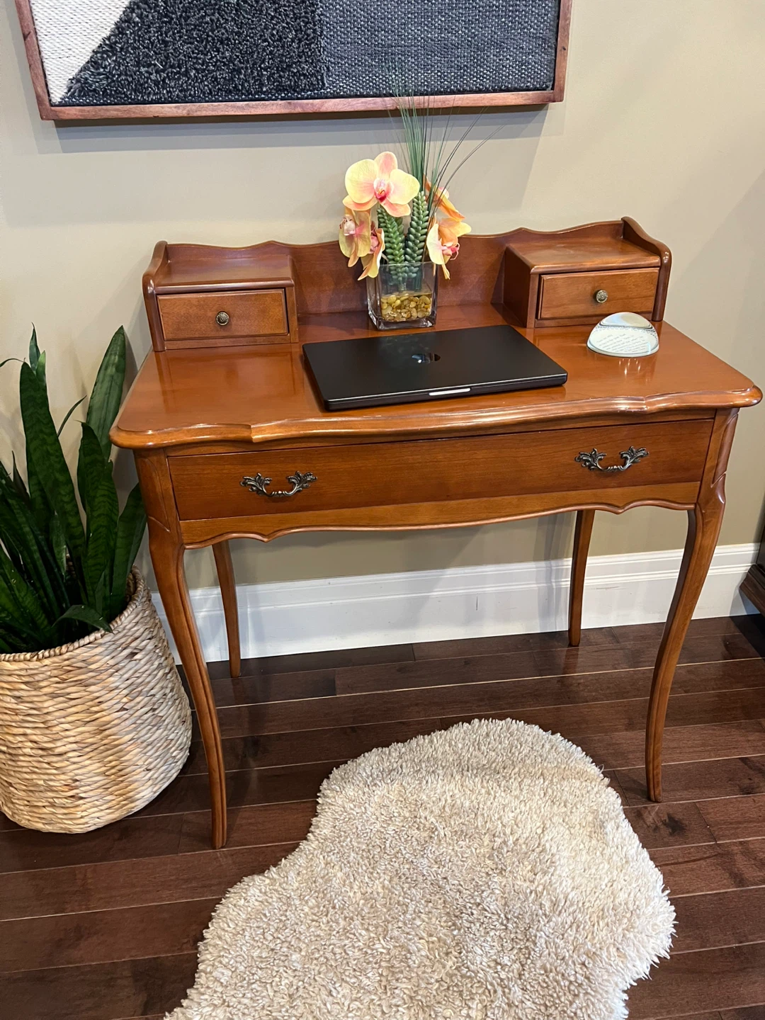 Vintage Queen Anne-Style Writing Desk/Vanity Table - photo 2