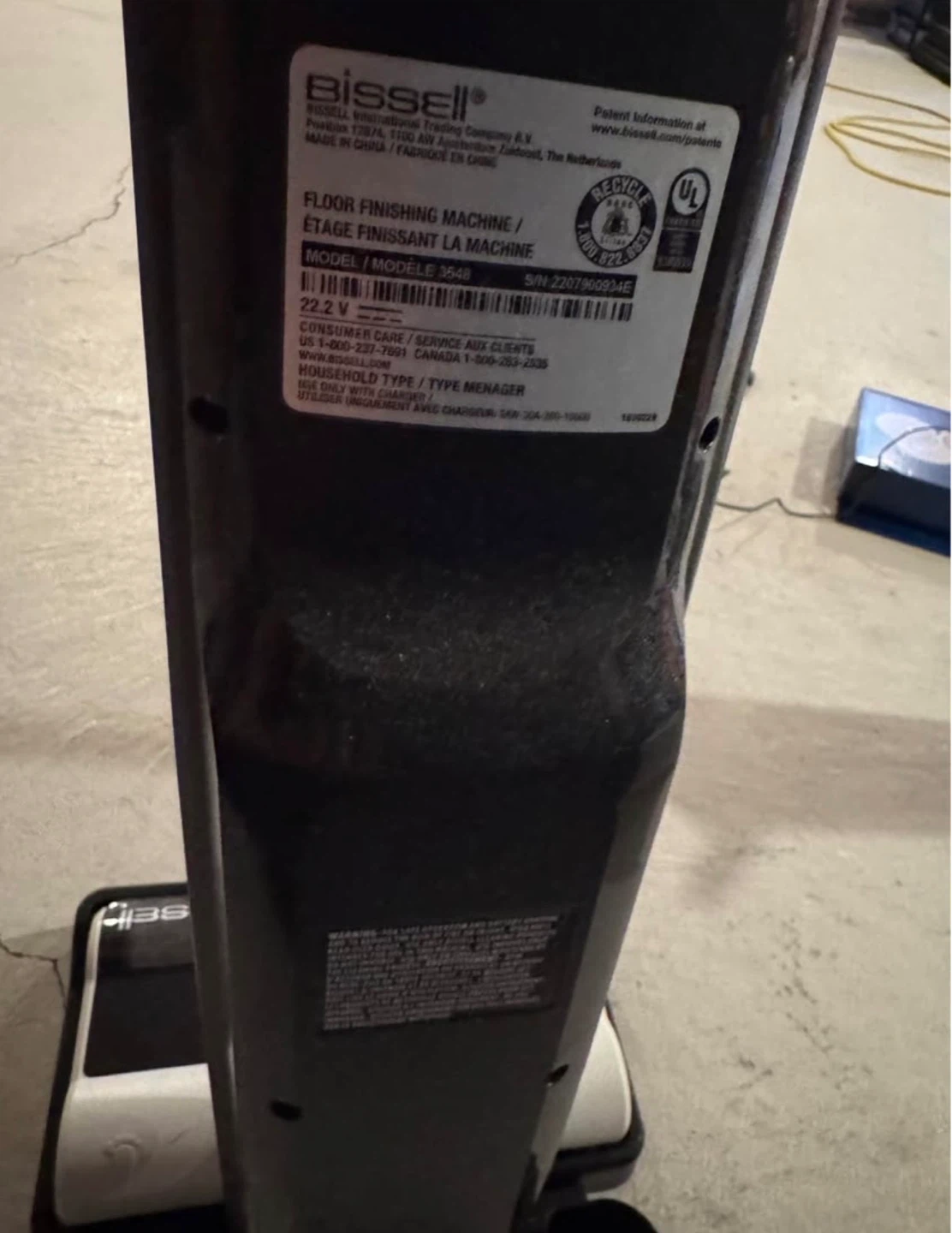 Bissell HF3 WetVac - photo 3