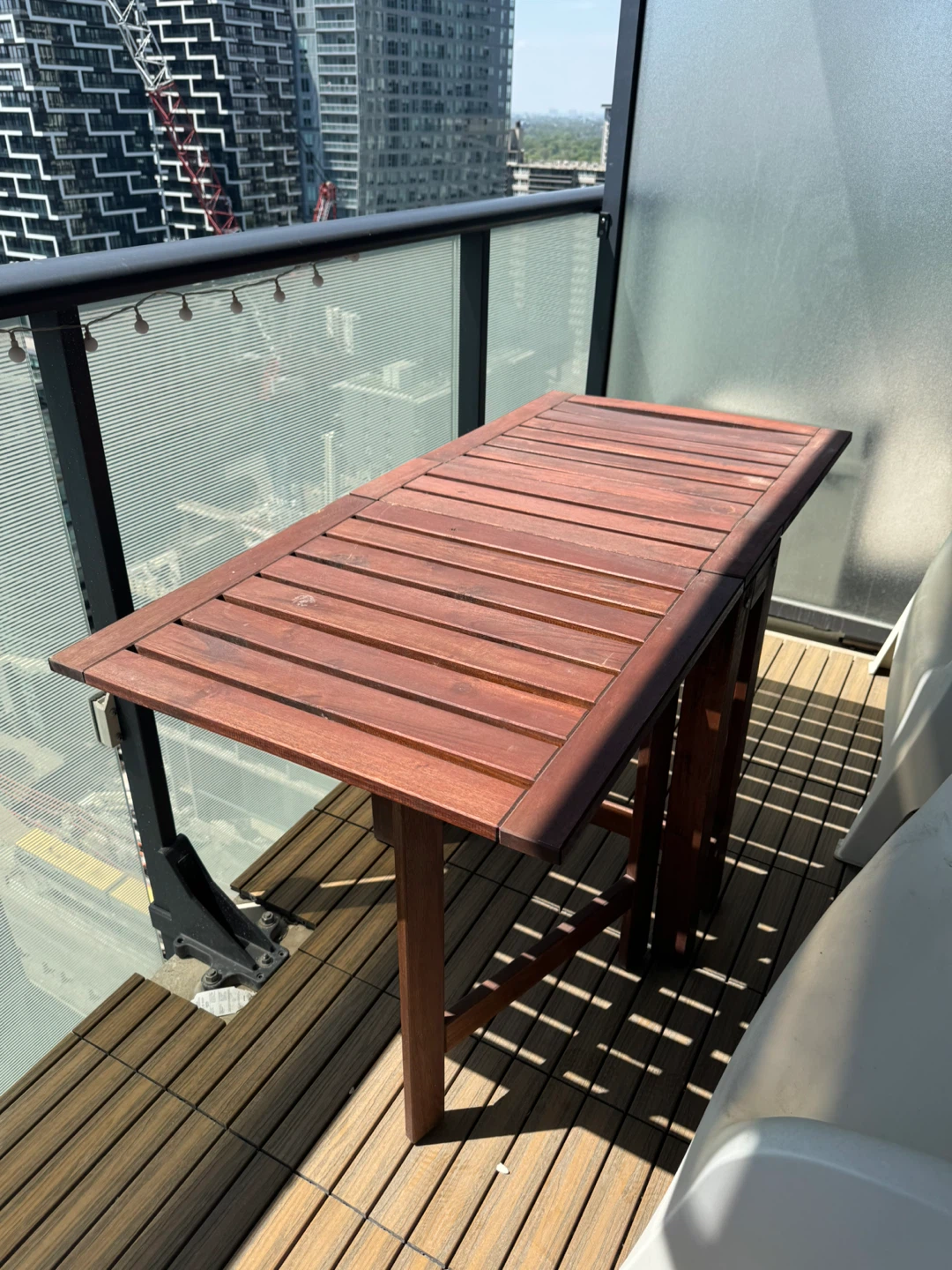 solid acacia wood Patio Table