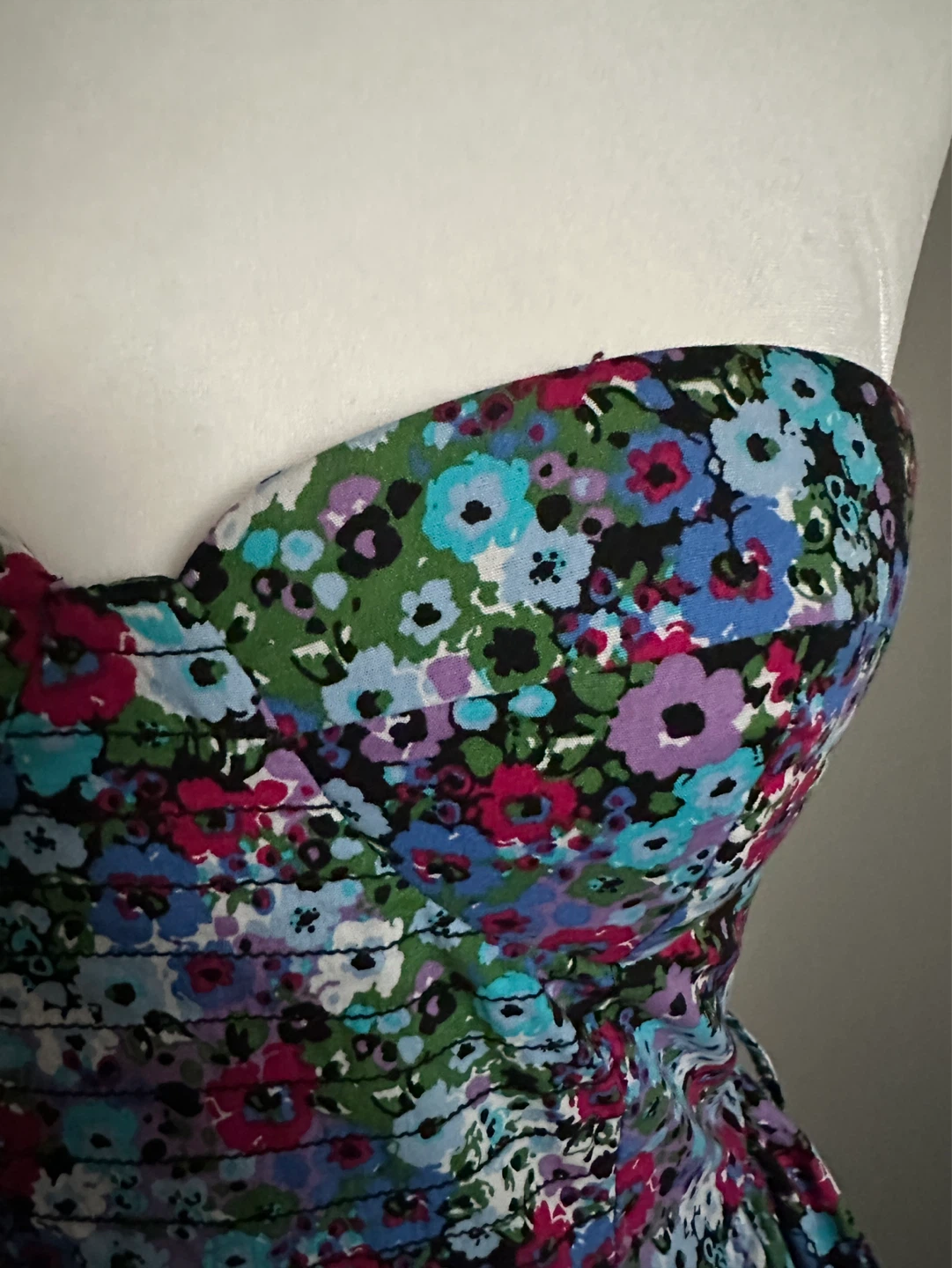 Seductions Floral Strapless Dress - photo 2