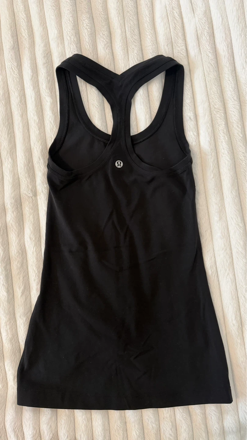 Lululemon Black Racerback Tank Top