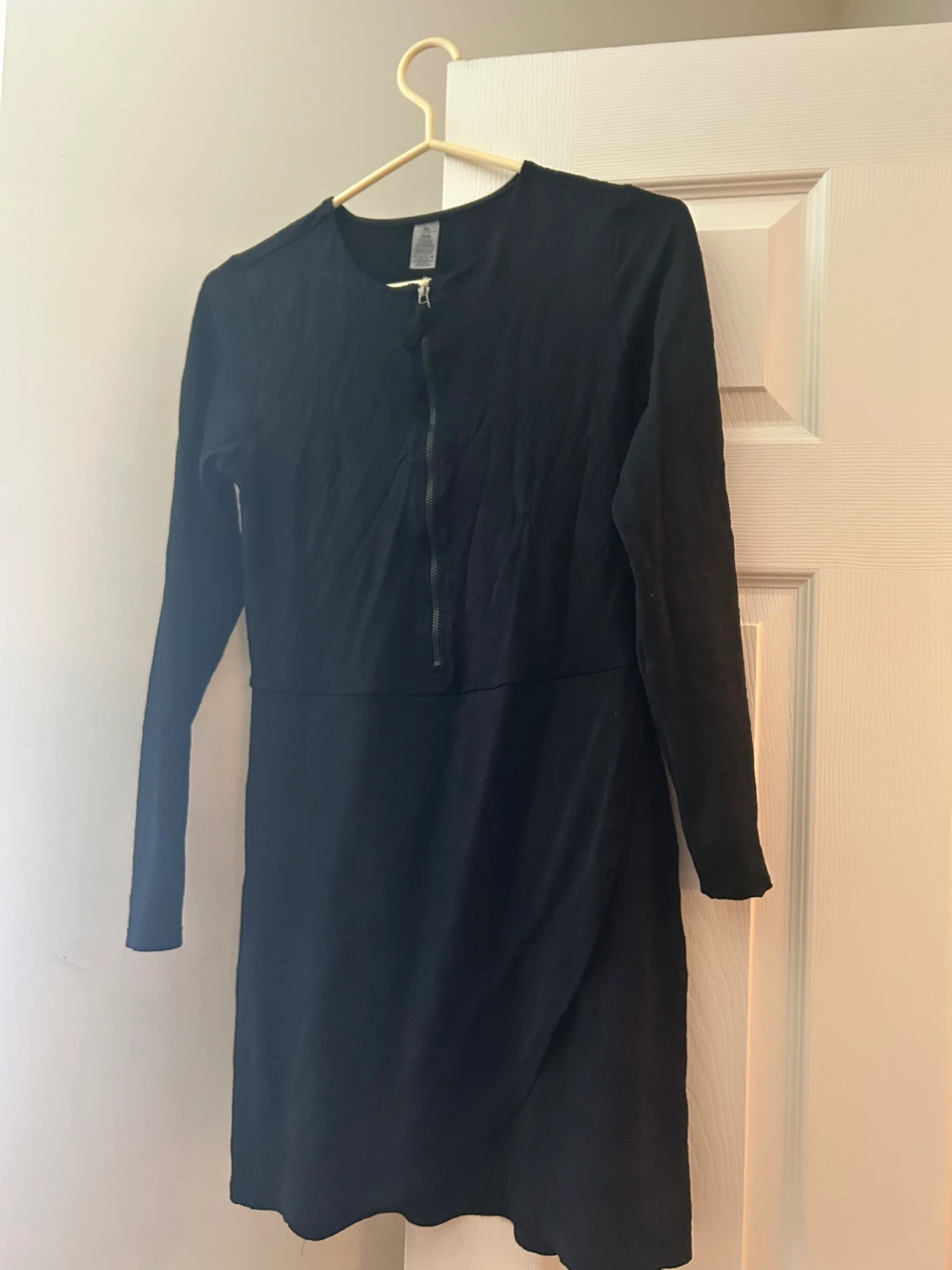 Kykio Swim Black Long Sleeve Zip Dress M/M