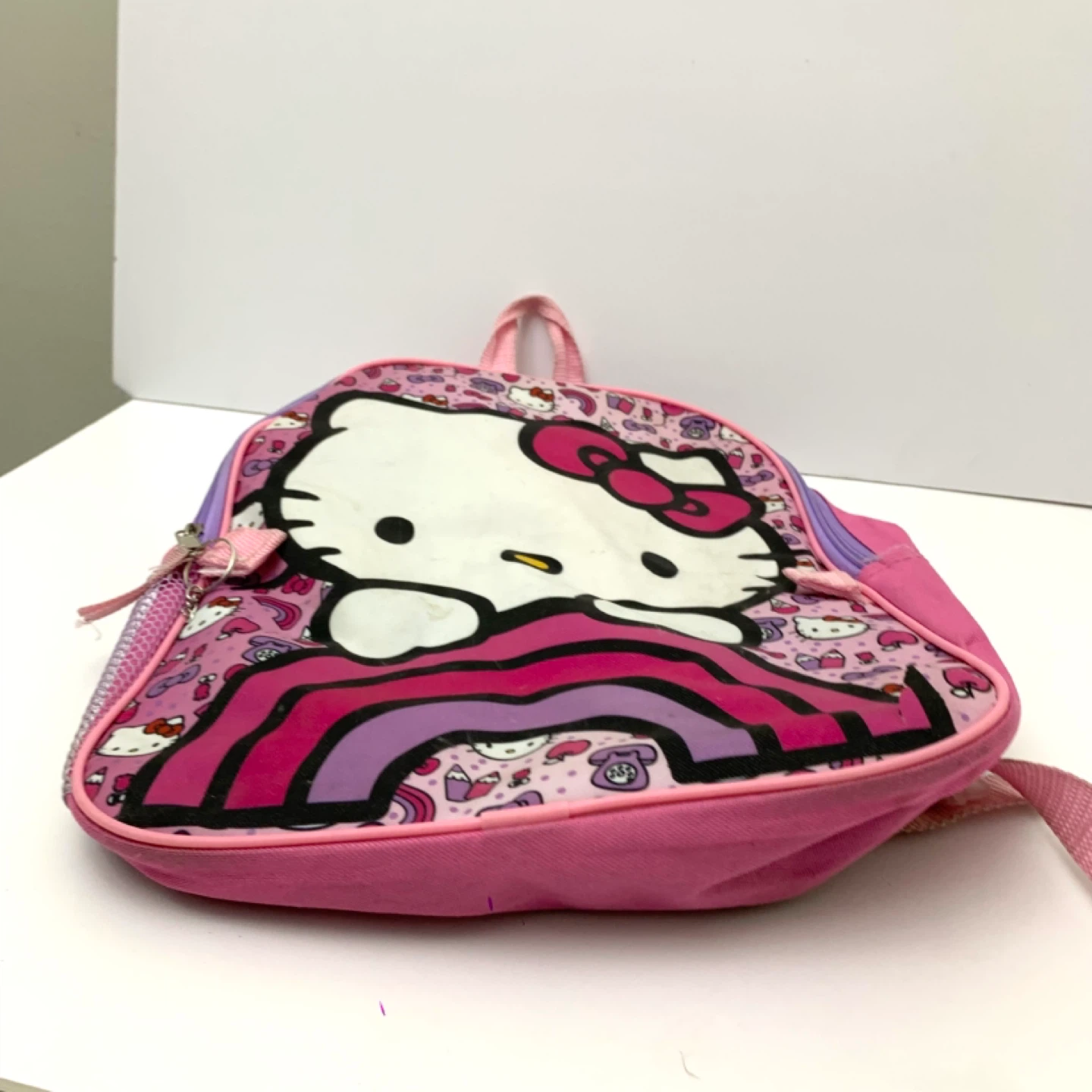 Backpack Hello Kitty Kids School Bag Pink Rainbow - photo 2
