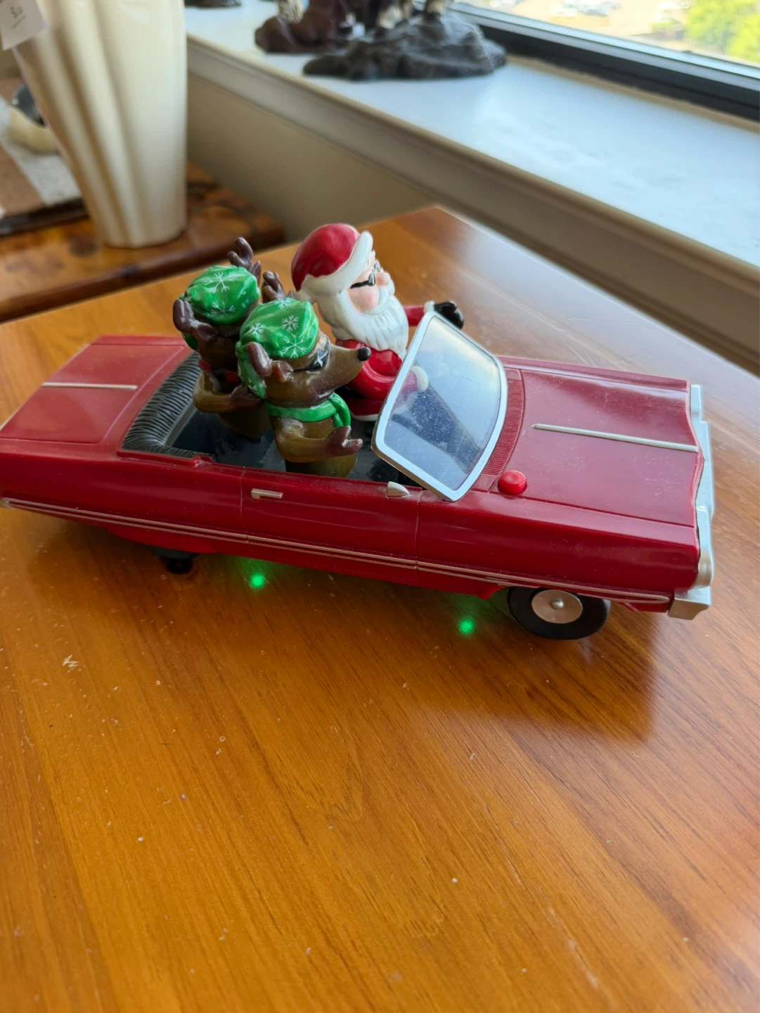 Santa and Reindeer Christmas Car Decoration Low Rider Song - photo 2