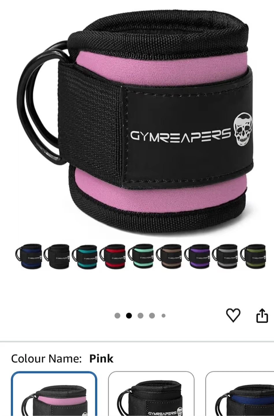 Brand new Gymreapers Pink Ankle Straps - photo 4